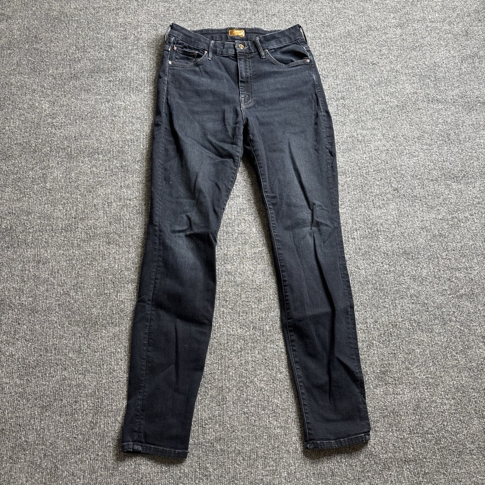MOTHER High Waisted Looker Jeans Size 28 Coffee Tea or Me Skinny Stretch